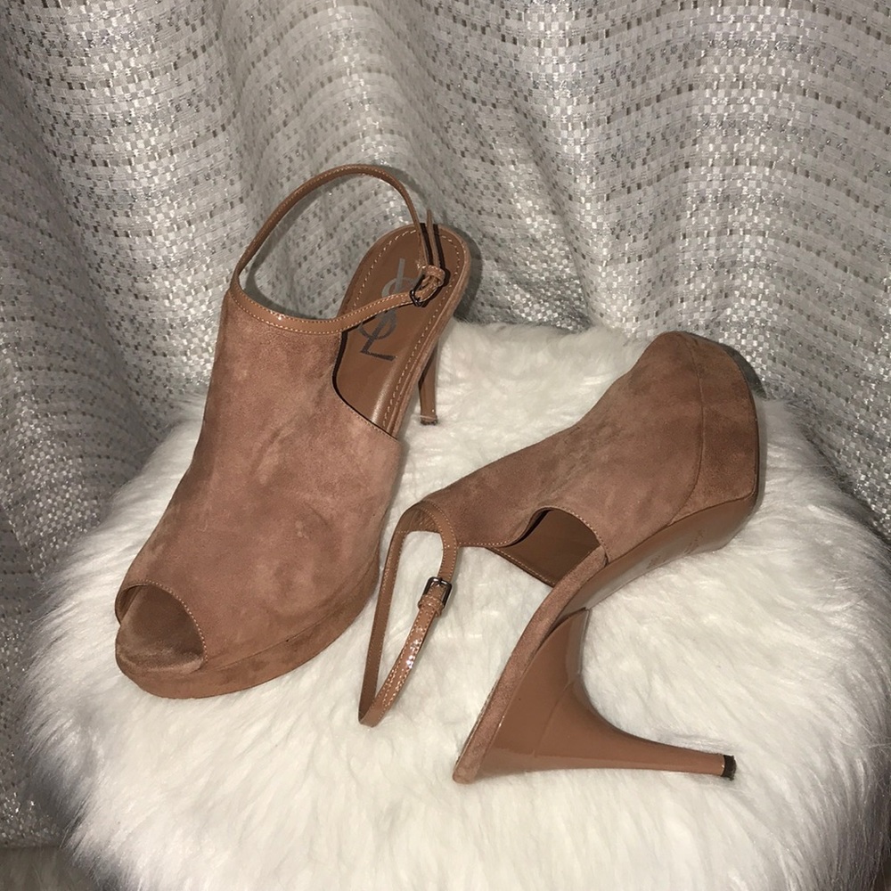Authentic YSL suede heels